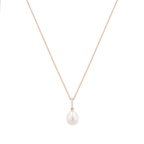 Zlatý perlový set s diamantmi Elzaida