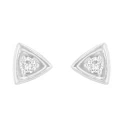 Trojuholníkové náušnice 2v1 s lab-grown diamantmi Lexie