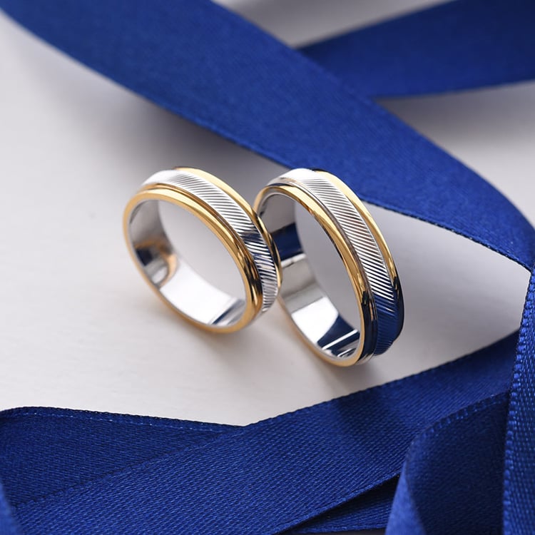 Zlaté snubné prstene 76193