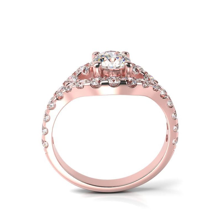 Prsteň s certifikovaným diamantom 11396