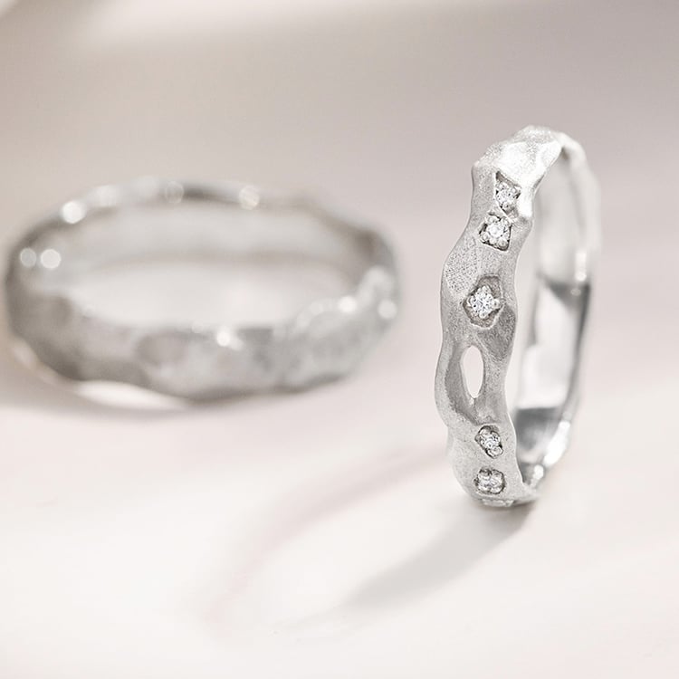 Zlaté svadobné obrúčky Rock 155639