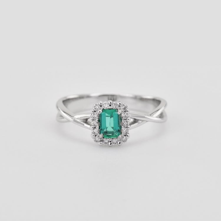 Prsteň so smaragdom 29713