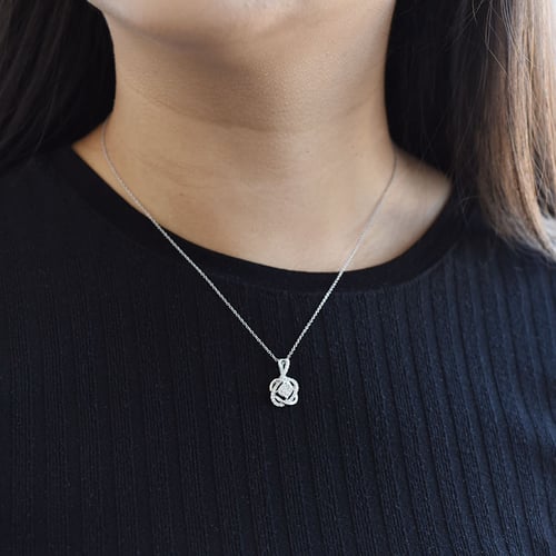 Zlatý set prepletaných šperkov s diamantmi Emilis
