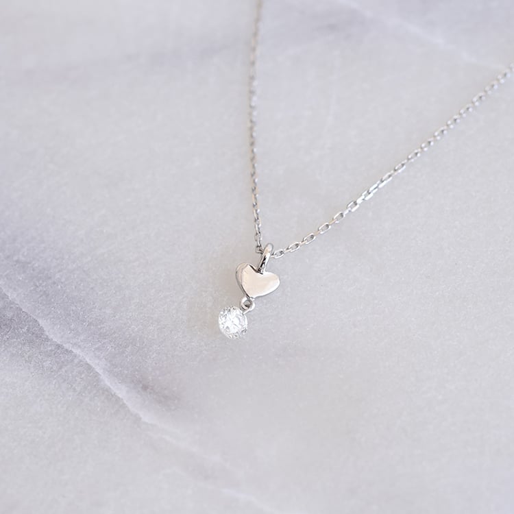 Diamantový prívesok so srdcom 87393