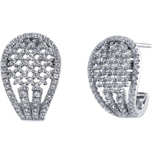 Strieborné pozlátené náušnice