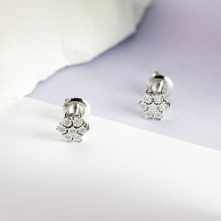 Elegantné diamantové náušnice Romaine 151762