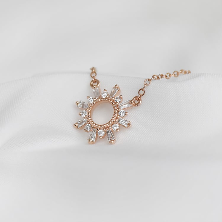 Zlatý náhrdelník s diamantmi 90981