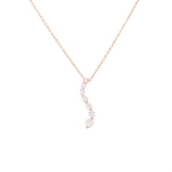 Elegantný prívesok so žiarivými diamanty Irving