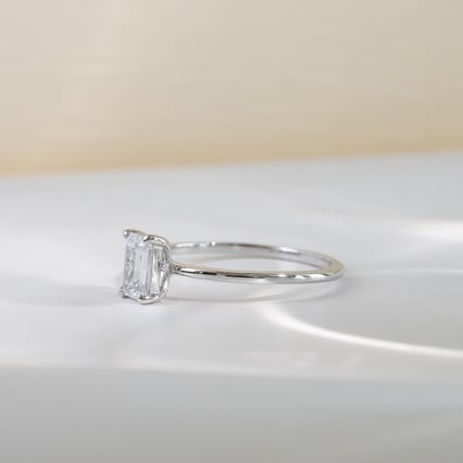 Zásnubný prsteň s emerald lab-grown diamantom Olson