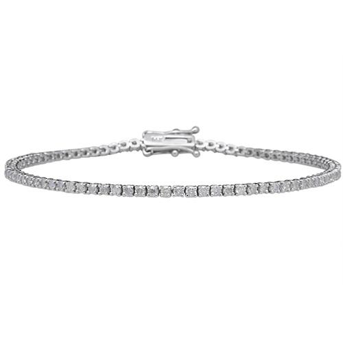 Diamantový zlatý náramok