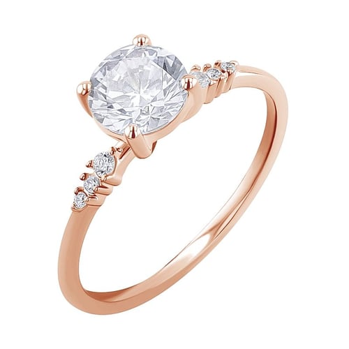 Zásnubný prsteň s lab-grown diamantmi Elise