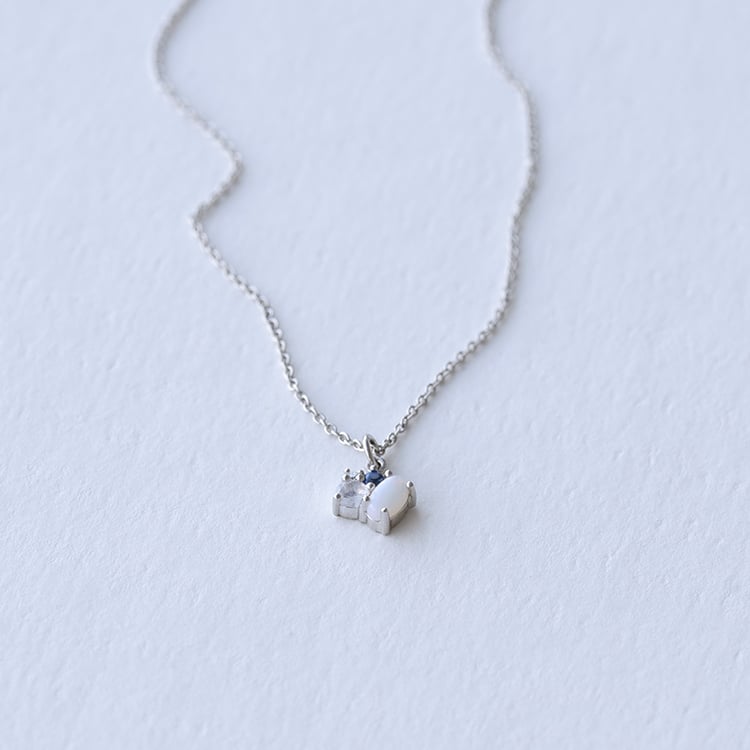 Jedinečný cluster náhrdelník 74734