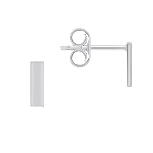 Strieborné minimalistické náušnice Barr