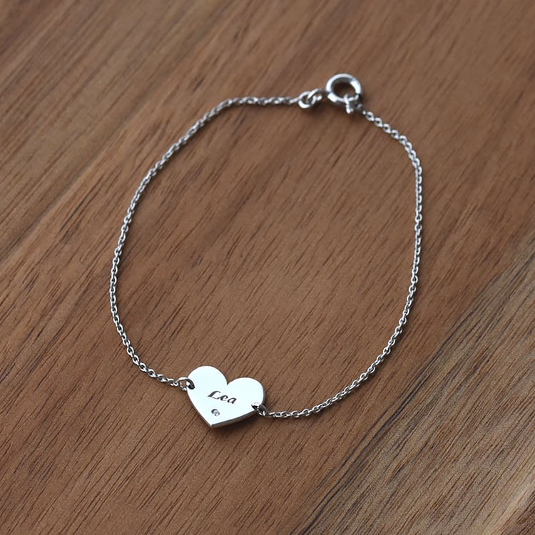 Náramok s gravírom a diamantom 72147