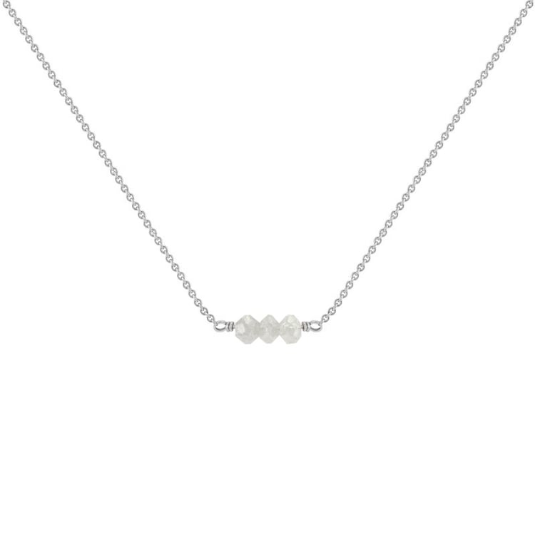 Zlatý choker s diamantovými korálkami 37826