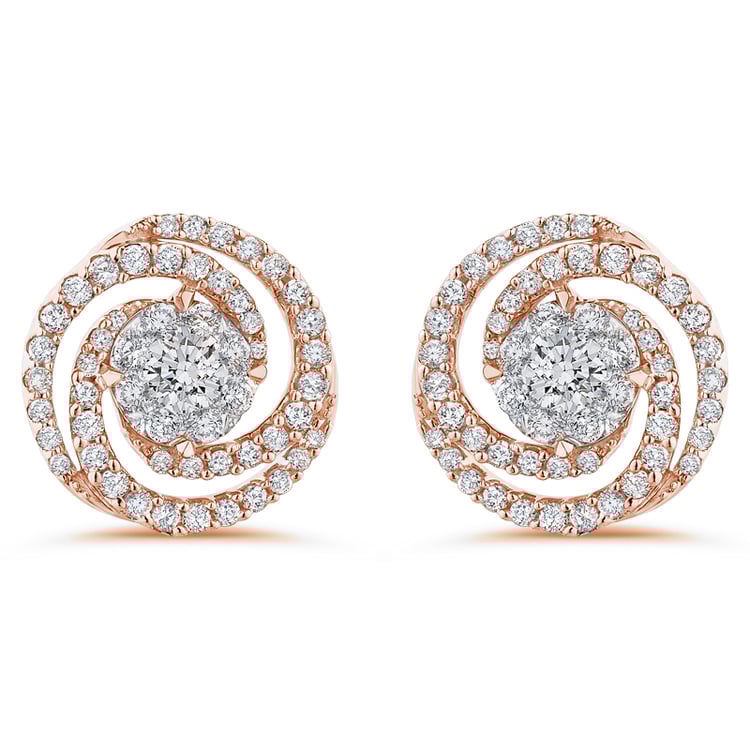 Luxusné diamantové náušnice Kelsey 51866