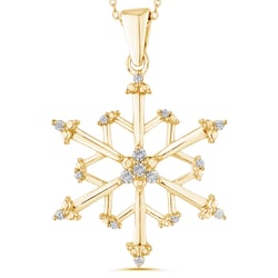 Vločka s diamantmi Aine