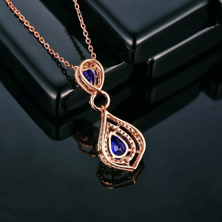 Náhrdelník so zafírmi 16867