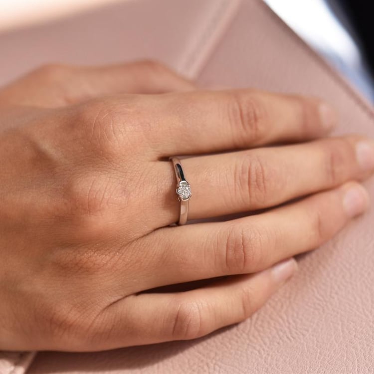 Diamantový zásnubný prsteň 25533