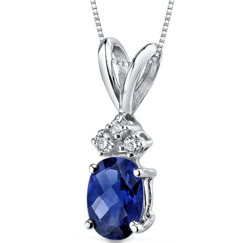 Zafírový zlatý náhrdelník s diamantmi 9644