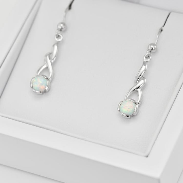 Náušnice s opálmi 20887