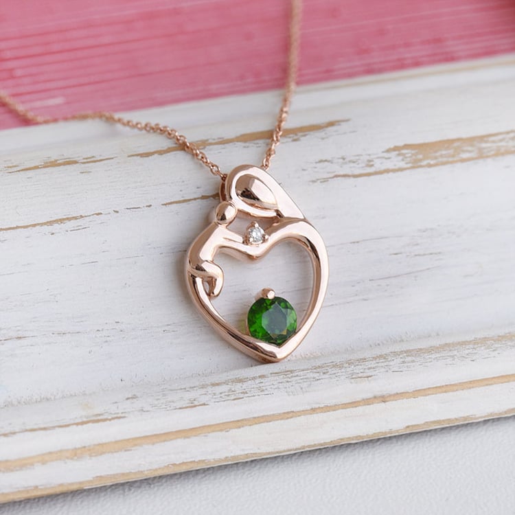 Zlatý prívesok matka a dieťa 93457