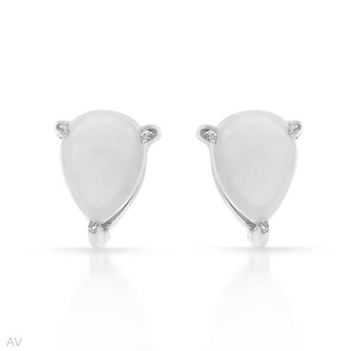 Strieborné náušnice s opálmi