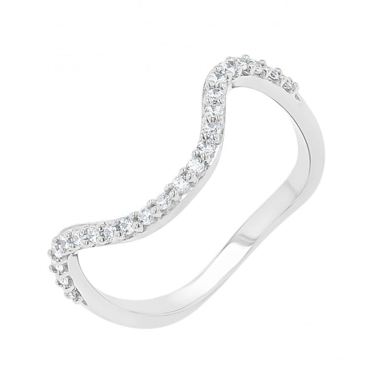 Atypická svadobná obrúčka s lab-grown diamantmi