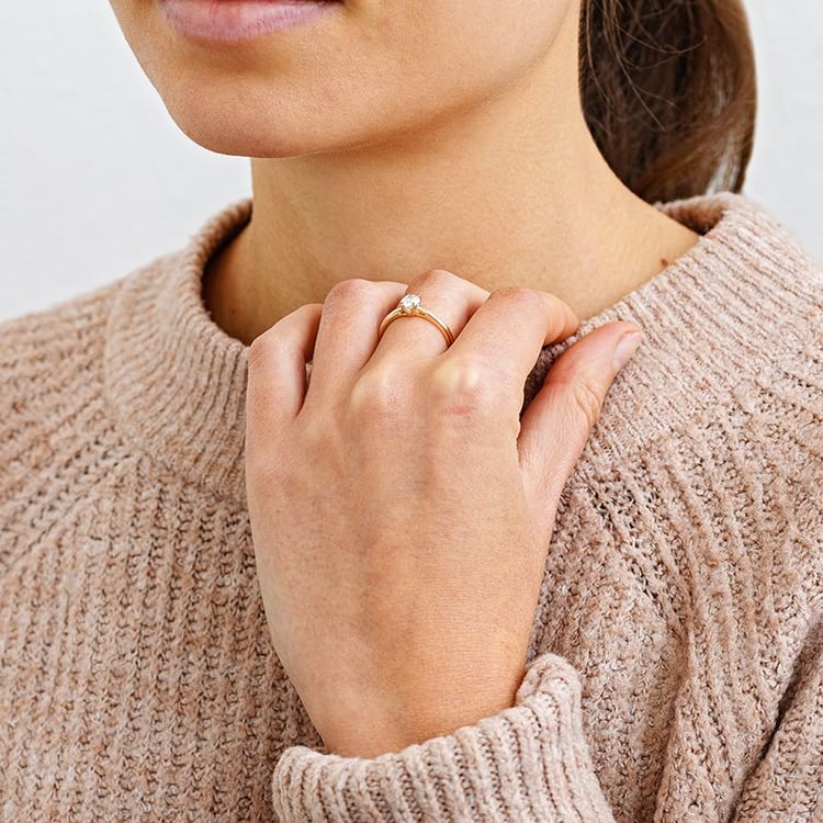 Zásnubný prsteň s 0.34ct lab-grown diamantom Katya 166374