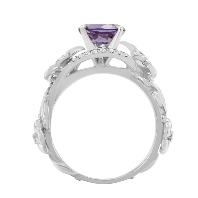 Prsteň z bieleho zlata 28136