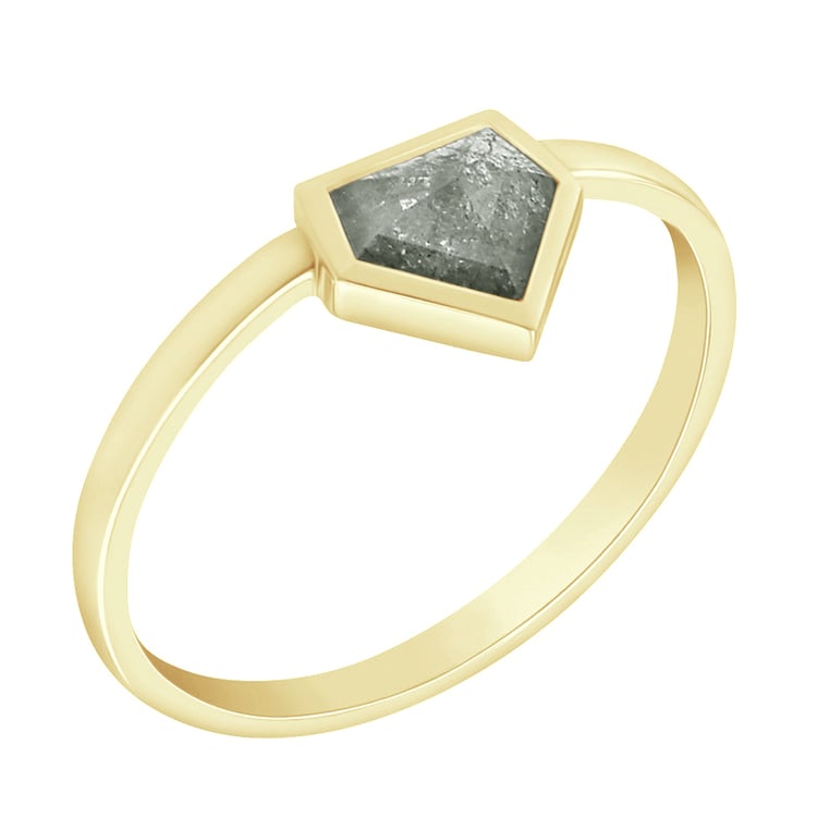 Prsteň so salt and pepper diamantom Byrd 97502