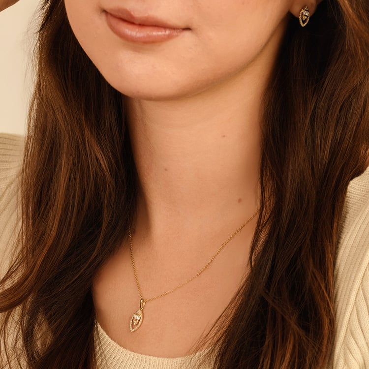 Strieborný prívesok mandľového tvaru s lab-grown diamantmi Einar 161843