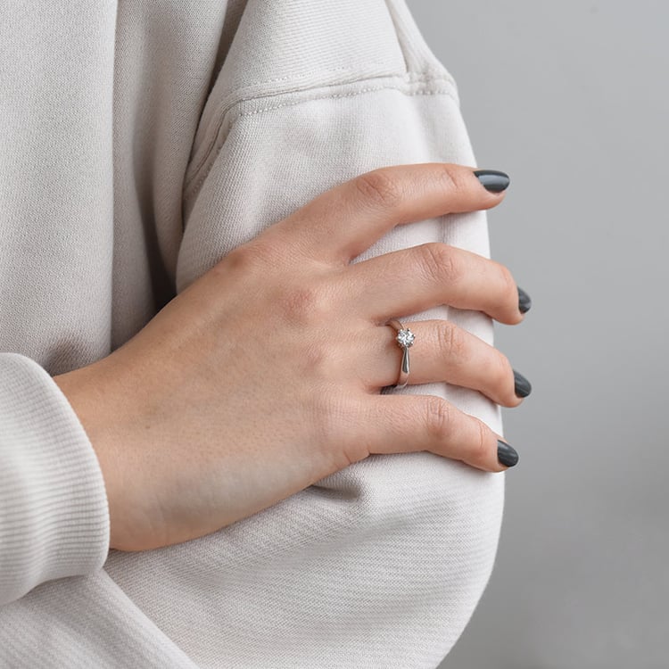 Diamantový prsteň zo zlata 73516