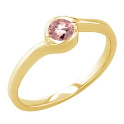 Zásnubný prsteň zo zlata s morganitom Zeryka
