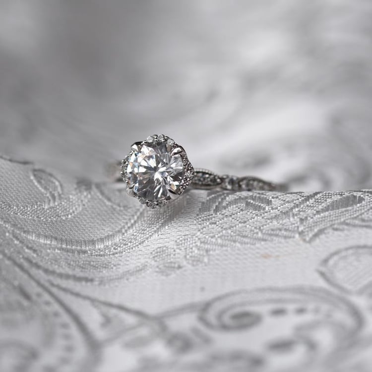 Diamantový prsteň zo zlata 48184