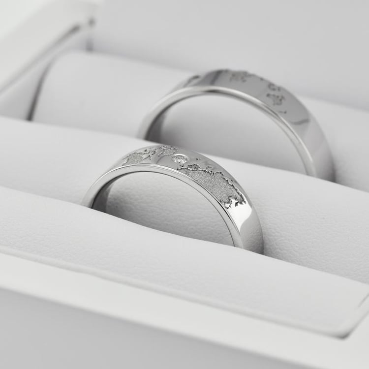 Platinové prstene s diamantom 76589