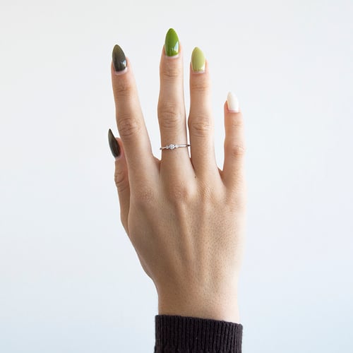 Minimalistický prsteň s lab-grown diamantmi Griff