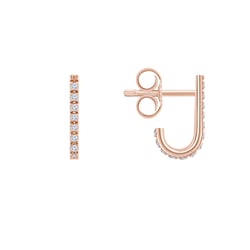 Minimalistické náušnice s diamantmi Kilian