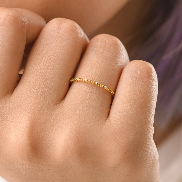 Minimalistický prsteň s diamantmi Tess 156732