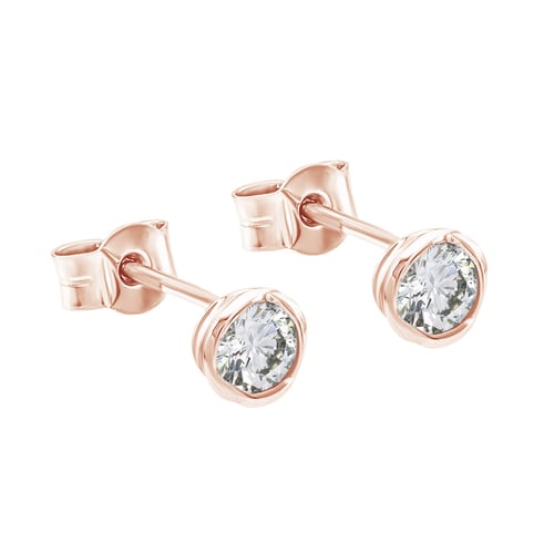 Elegantné diamantové náušnice Kerli