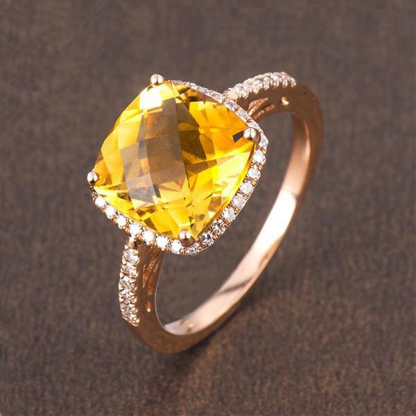 Prsteň z ružového zlata Maudi 6513