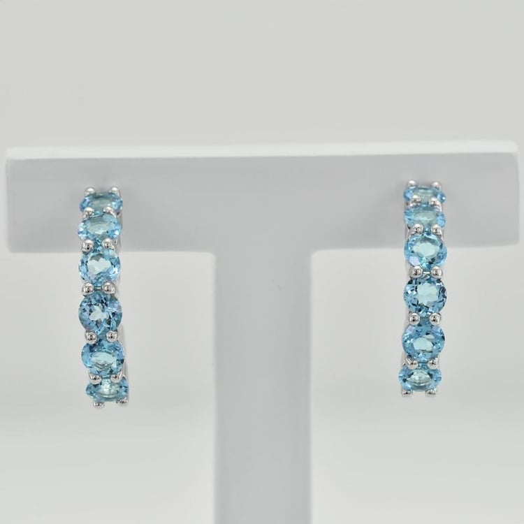 Náušnice s topásmi 35806