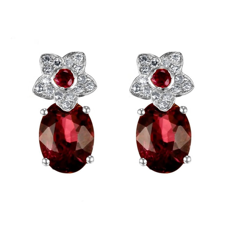 Náušnice z bieleho zlata 82753