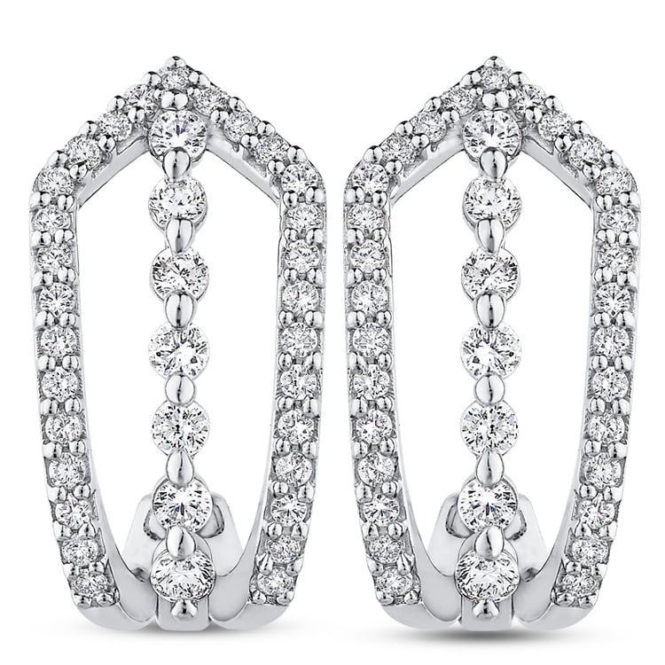 Luxusné diamantové náušnice