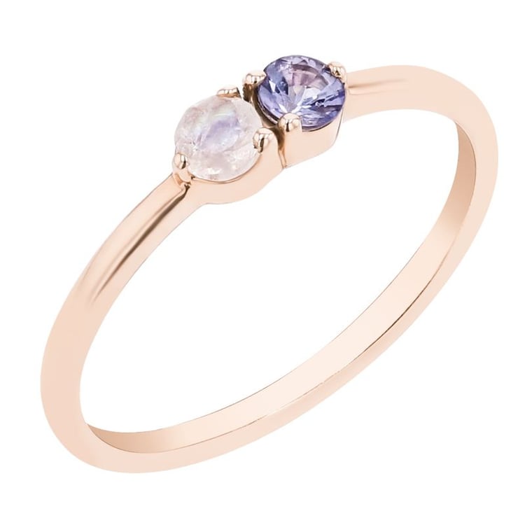 Duo prsteň s drahokamami podľa vášho výberu Penn