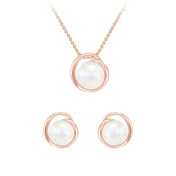 Romantická perlová kolekcia zo striebra Takita