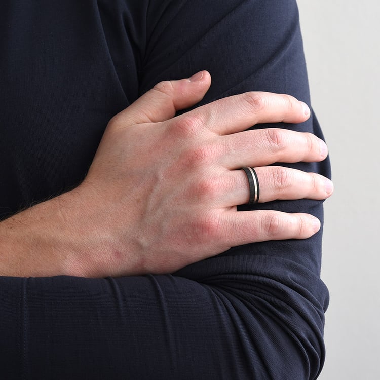 Pánský snubný prsteň 79663