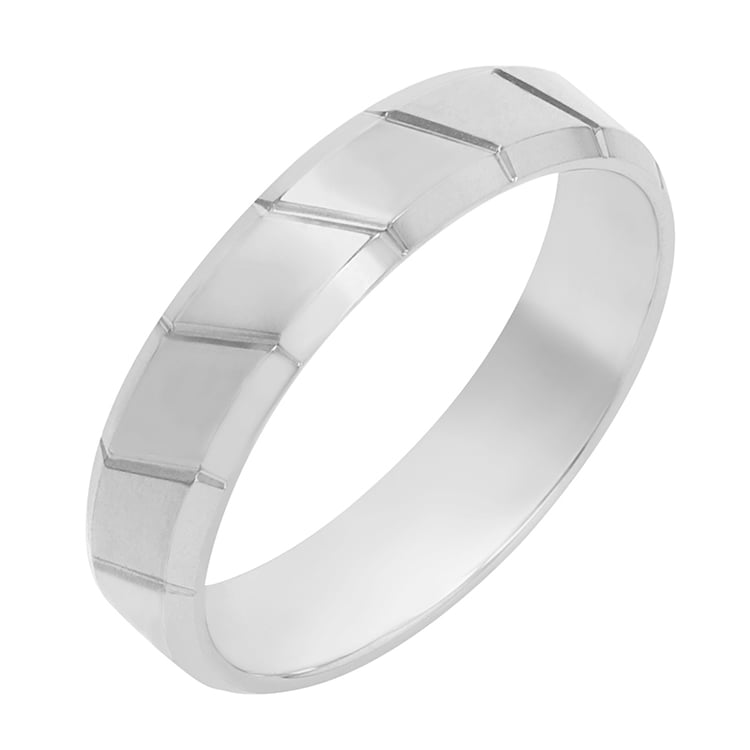 Prsteň z bieleho zlata 78622