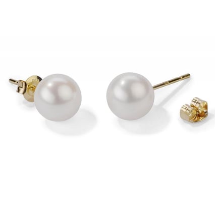 Napichovacie náušnice s perlami Lely