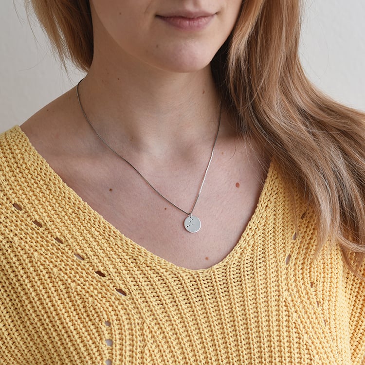 Prívesok sa súhvezdím a diamantom 63346